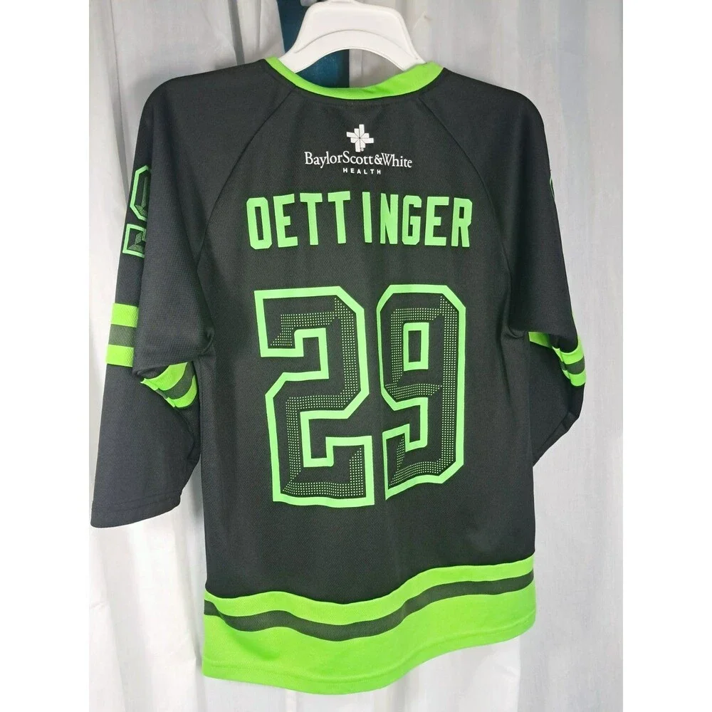 Dallas Stars Originals Hockey Jersey Oettinger Promotional Blackout Youth Large